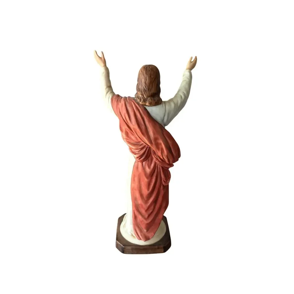 Vintage 1981 Roman Inc Jesus Christ 10” Figurine Statue Taiwan Christian